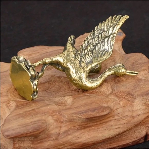 Solid Brass Crane - Picture 5 of 9